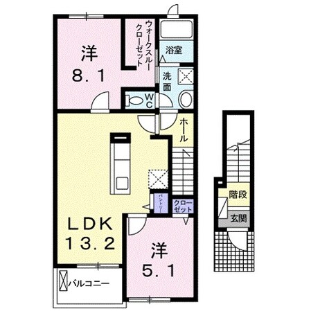 レジデンス　Ｍ－IIIの物件間取画像